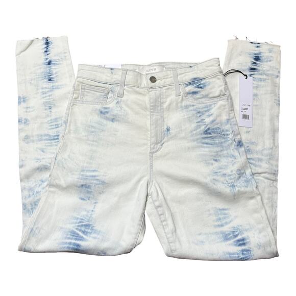 Joe's Jeans Bella 11" high rise skinny ankle white 27 Hydrangea NWT - Picture 1 of 4